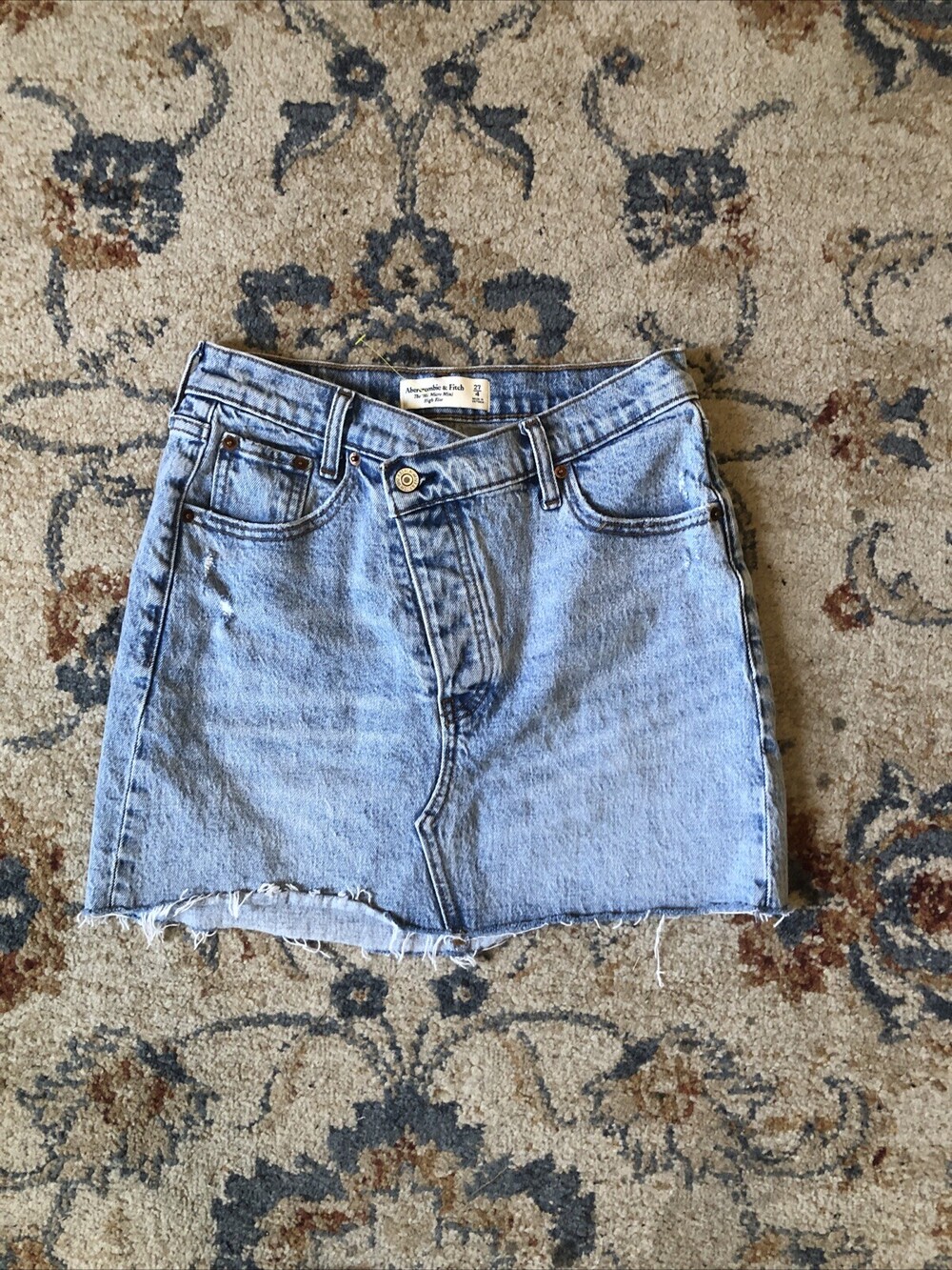 Abercrombie&Fitch The 90's Crossover Micro Mini High Rise Skirt Sz 27/4